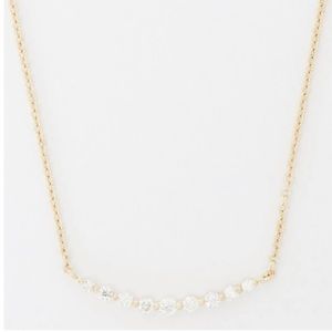 cupcakes and cashmere | Dipsea Small Diamond Curve Necklace